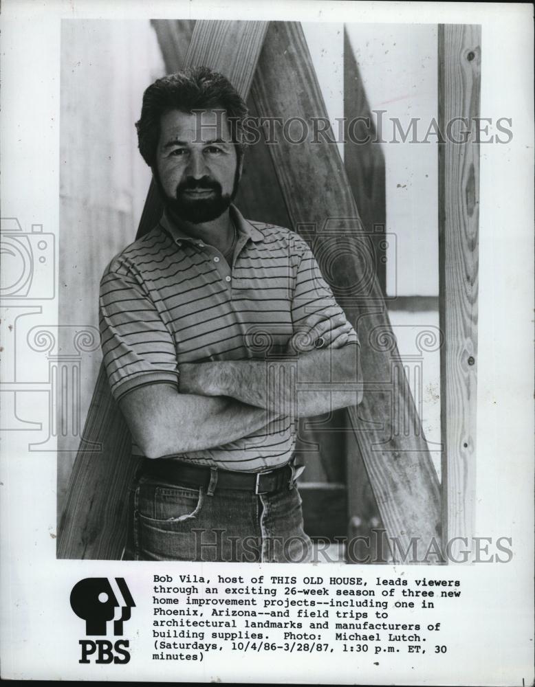 1989 Press Photo This Old House Bob Villa Television Series - RSL78627 - Historic Images