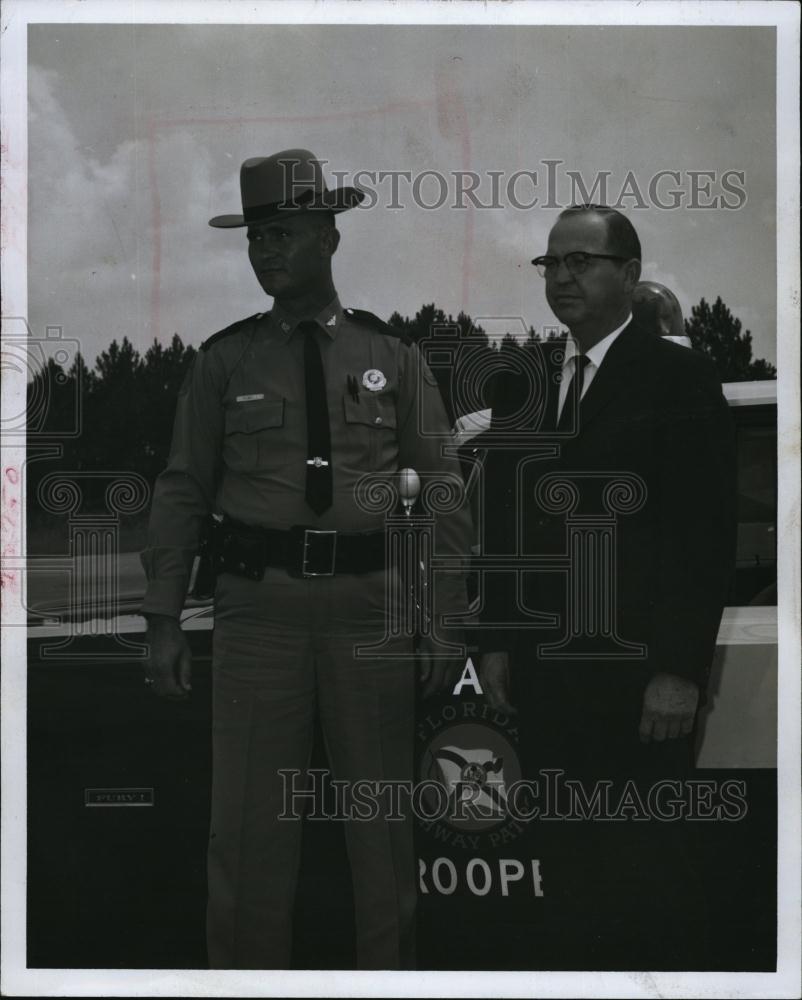 1968 Press Photo Florida State Trooper J A Powell - RSL92091 - Historic Images