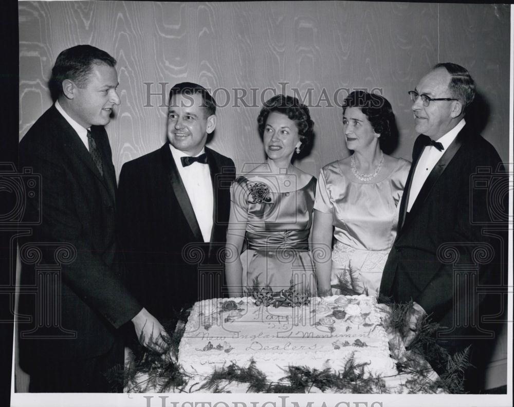 1962 Press Photo Stephen Sonnabend, William&amp; Mrs Sargent, Mr&amp;Mrs Donald Page - Historic Images