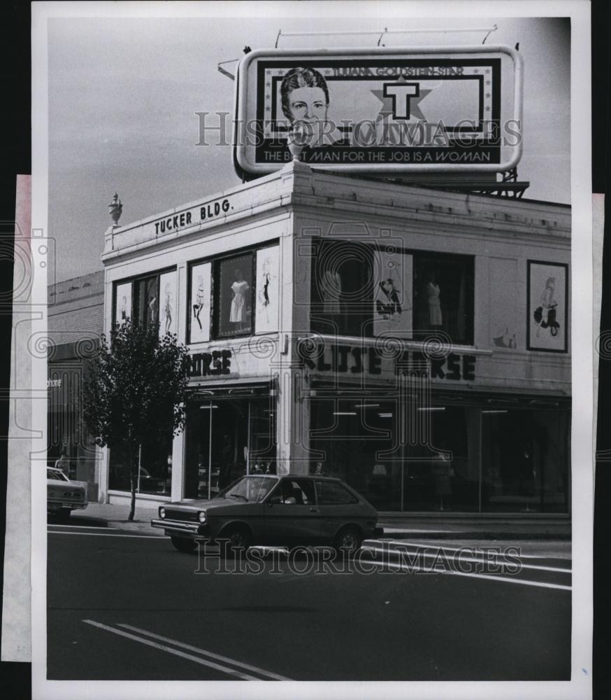 Press Photo Billboard to Elect Tijuana Goldstein Starr for Mayor - RSL80531 - Historic Images