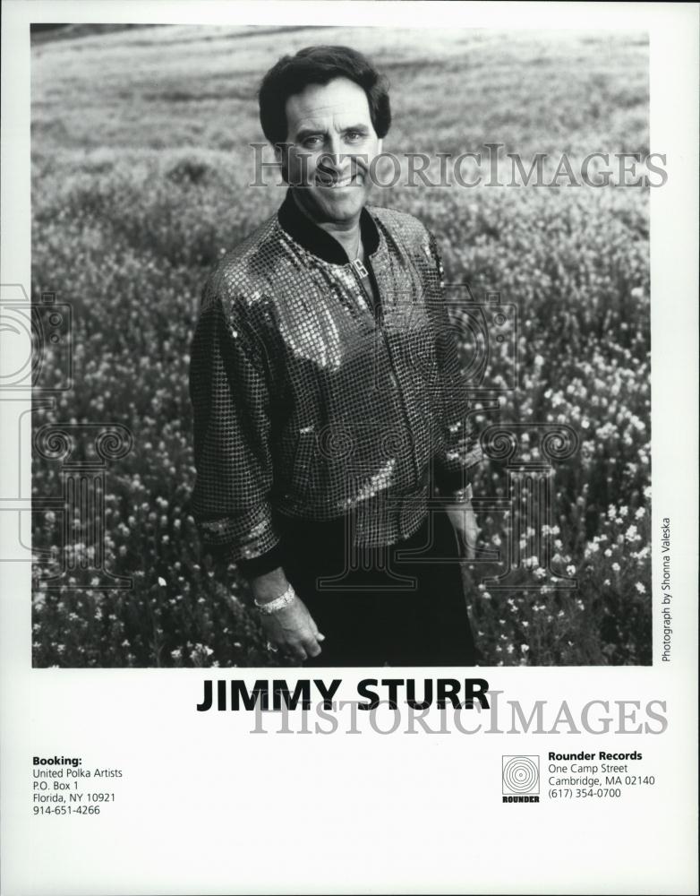 Press Photo Jimmy Sturr polka musician trumpeter clarinetist saxophonist - Historic Images