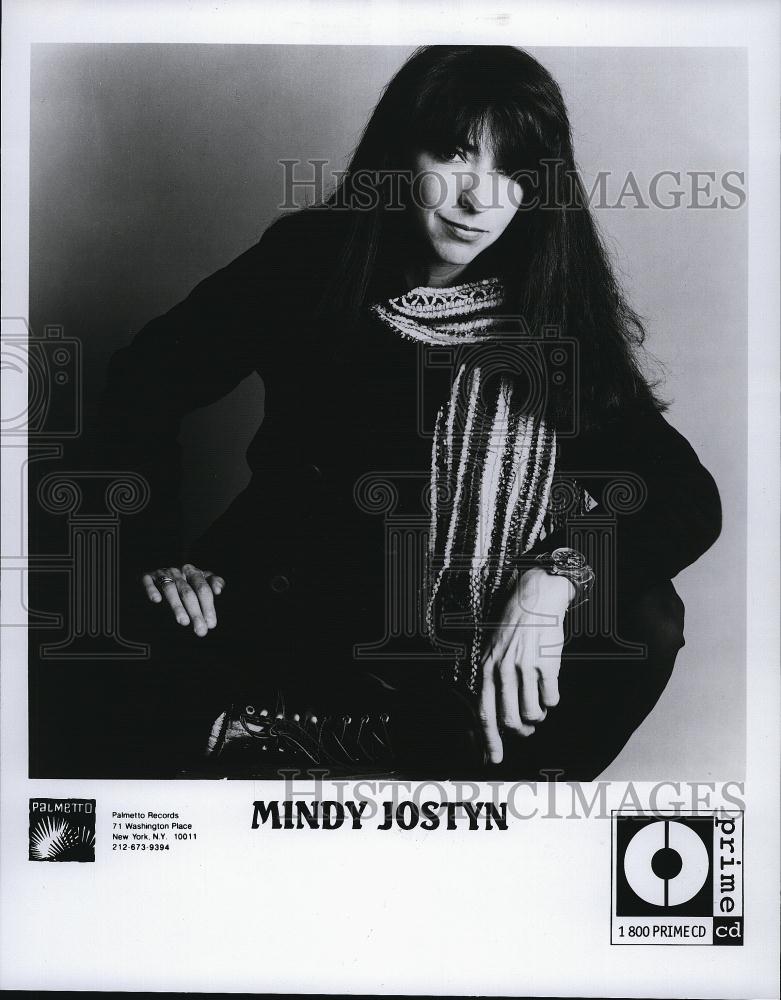 Press Photo Musician Recording Artist Mindy Jostyn Singer - RSL82595 - Historic Images