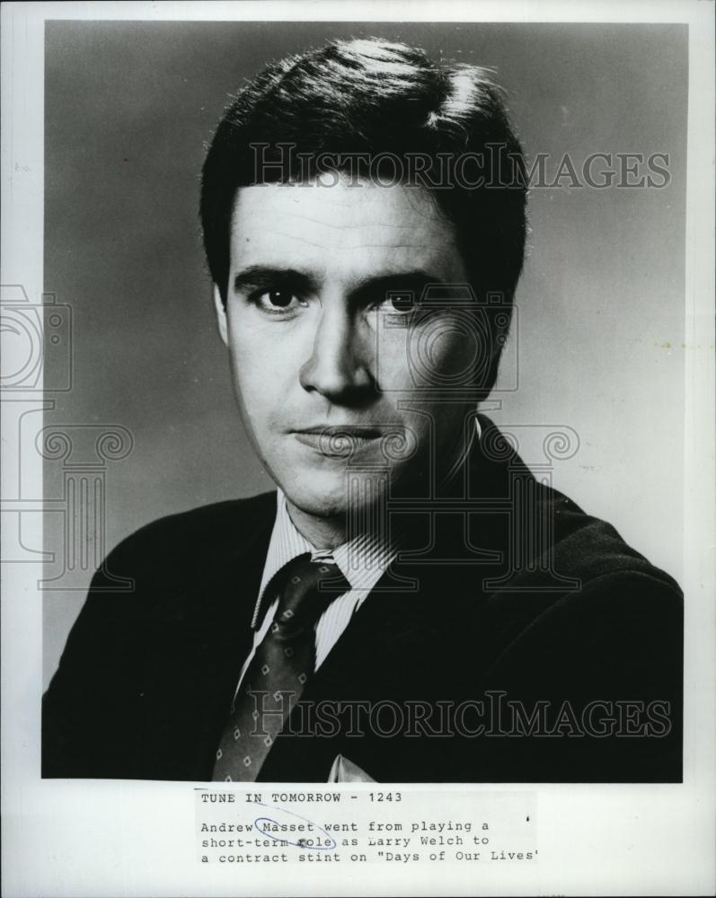 Press Photo Actor Andrew Masset on "Days of Our Lives" - RSL79703 - Historic Images