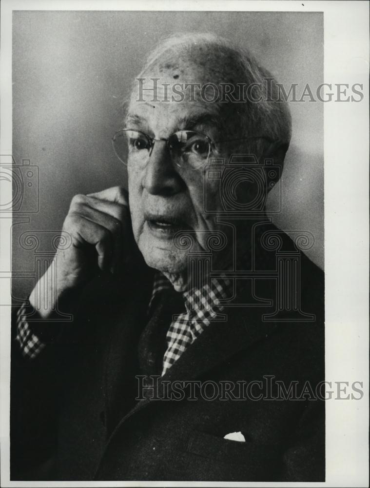 1965 Press Photo Author Upton Sinclair No Longer A Socialist - RSL46119 - Historic Images