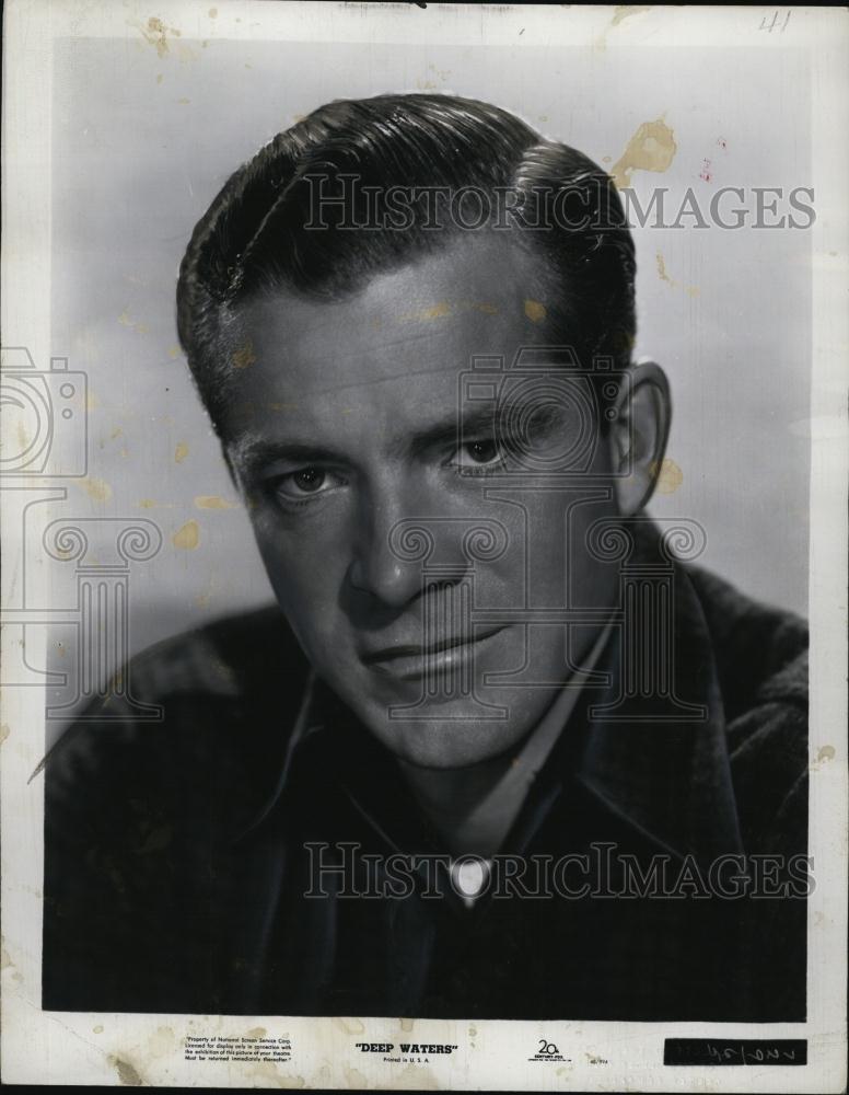 1948 Press Photo Dana Andrews &quot;Deep Waters&quot; - RSL47361 - Historic Images