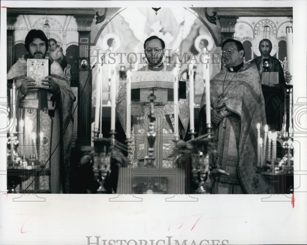 1982 Press Photo Archbishop Theodosius at Celebration of Epiphany - RSL67897 - Historic Images