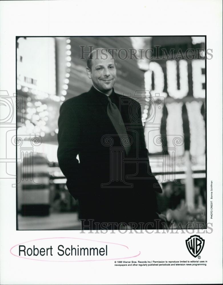 1996 Press Photo Robert Schimmel Stand Up Comedian Warner Brothers - RSL01001 - Historic Images