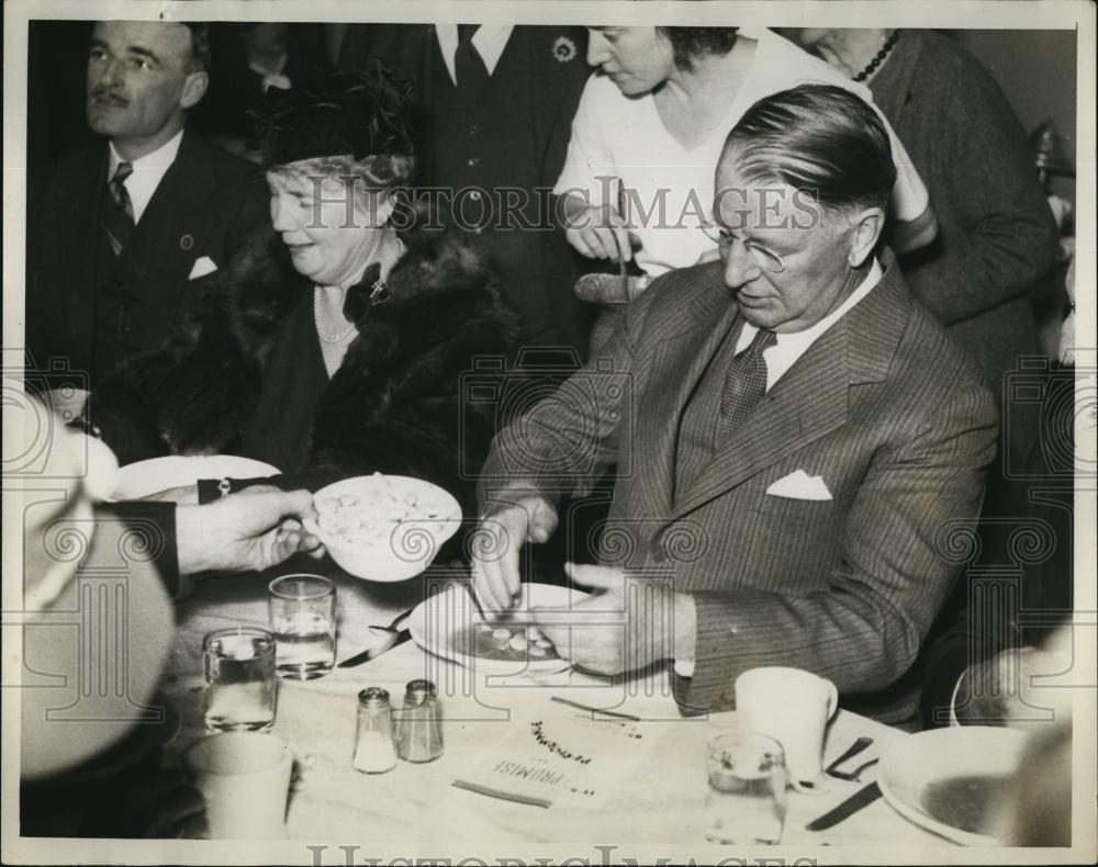 1936 Press Photo Mr and Mrs Frank Knox - RSL85065 - Historic Images