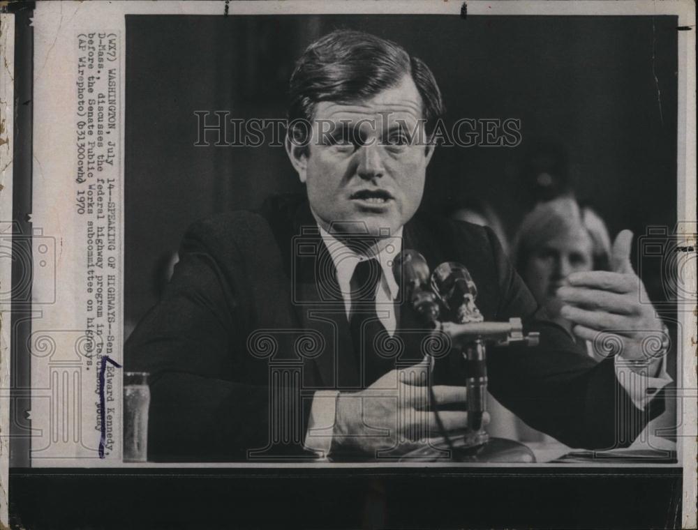 1970 Press Photo Senator Edward Kennedy - RSL95321 - Historic Images