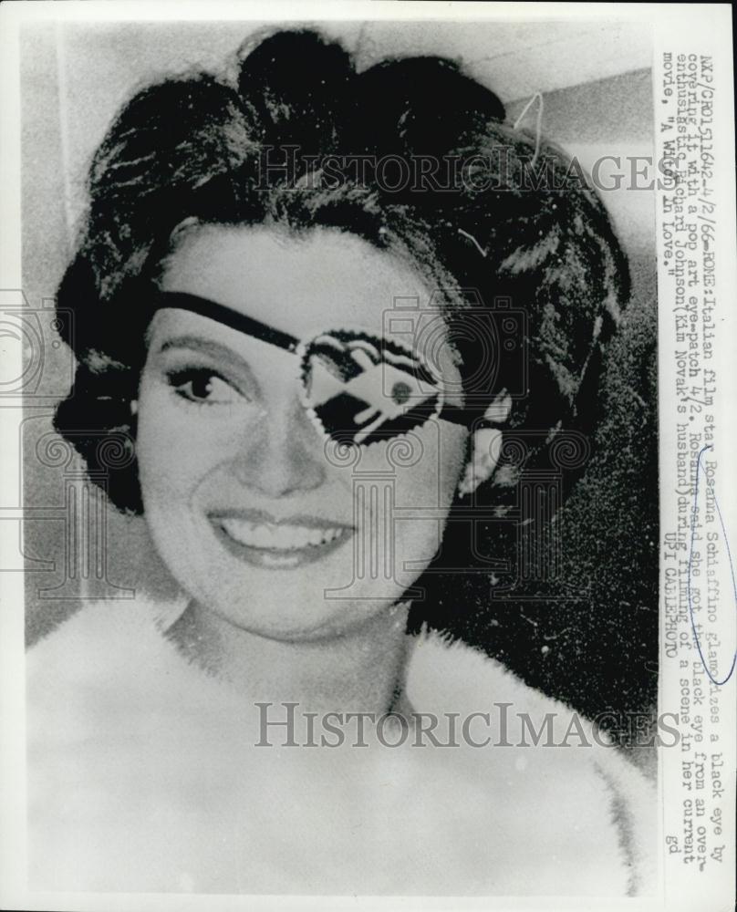 1966 Press Photo Italian Film Movie star Rosanna Schiaffino A Witch In lOve - Historic Images