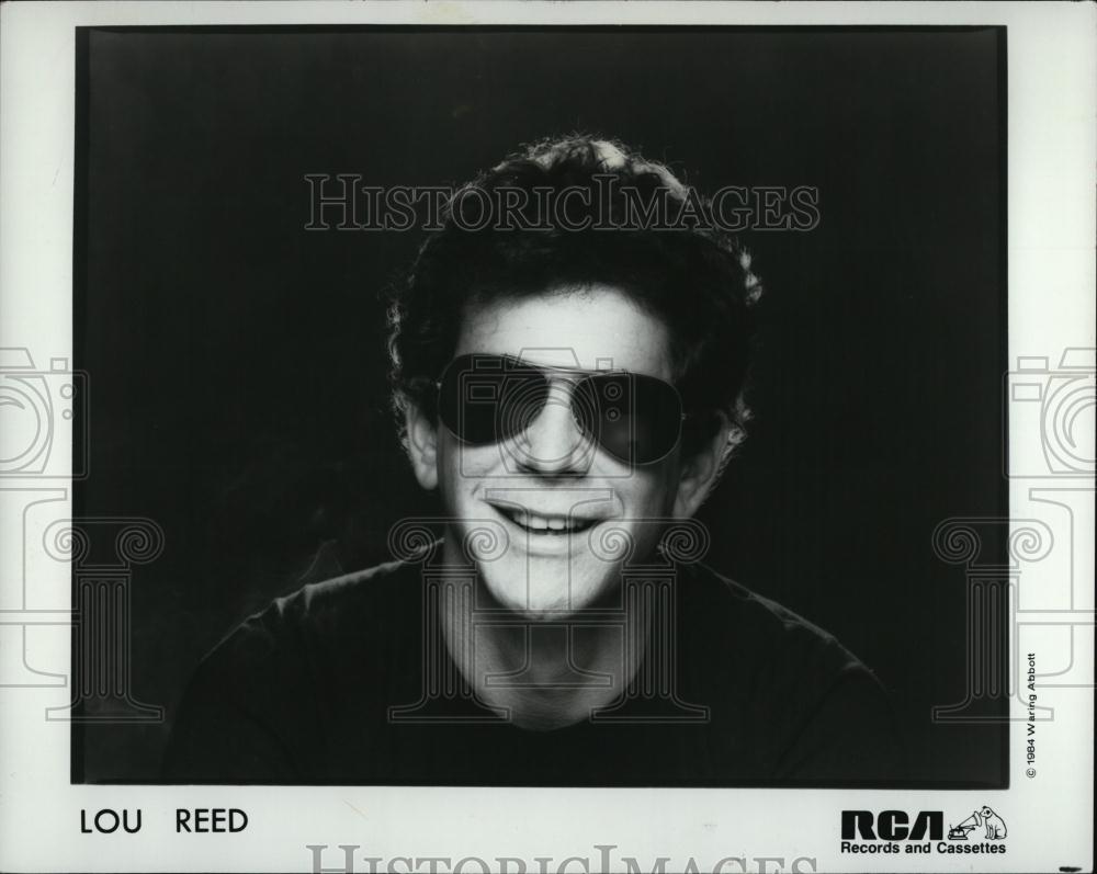 Press Photo Lou Reed American rock musician, vocalist of The Velvet Undergound - Historic Images