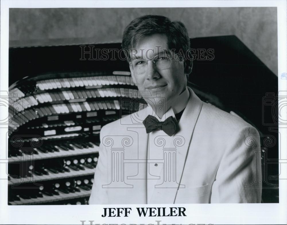 1993 Press Photo Organist Jeff Weiler - RSL68101 - Historic Images