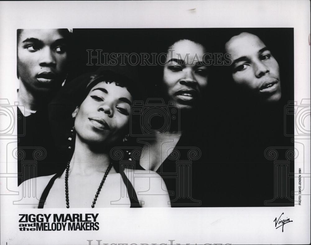 1991 Press Photo Ziggy Marley and the Melody makers - RSL79037 - Historic Images