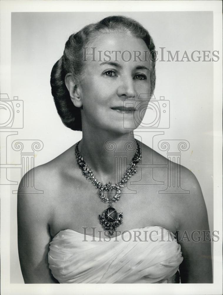 1953 Press Photo Inez Robb, Star International News Service Columnist - Historic Images