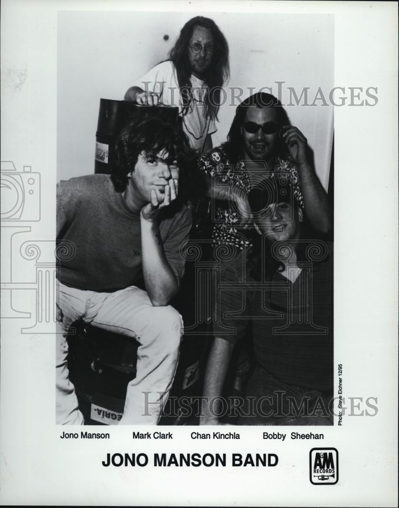 1996 Press Photo Jono Manson Band Mark Clark, Chan Kinchla, Bobby Sheehan - Historic Images