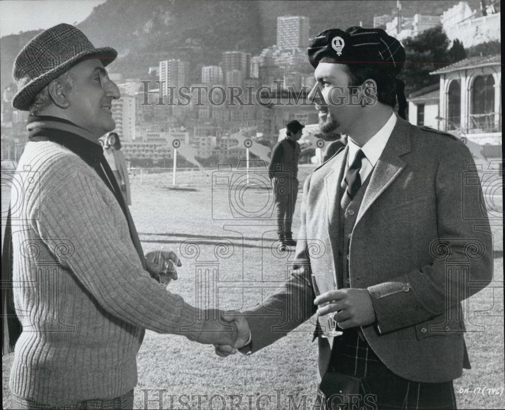 1967 Press Photo Neil Connery, Adolfo Celi "Operation Kid Brother" - RSL00339 - Historic Images