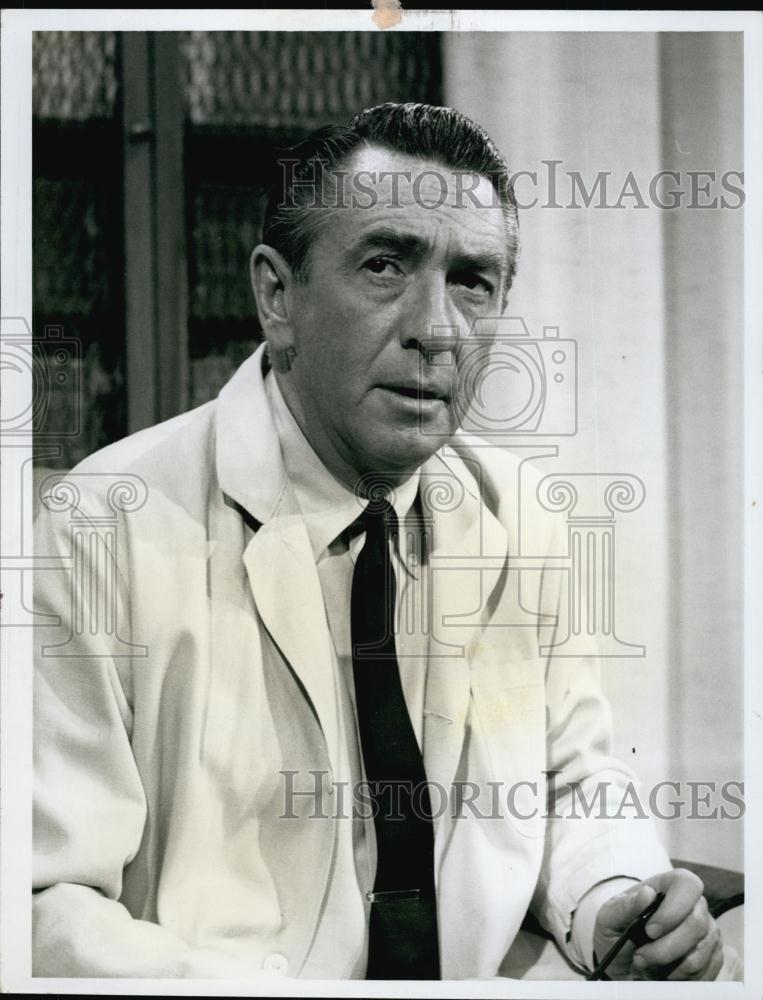 1968 Press Photo Macdonald Carey American Actor Days Of Our Lives Soap Opera - Historic Images