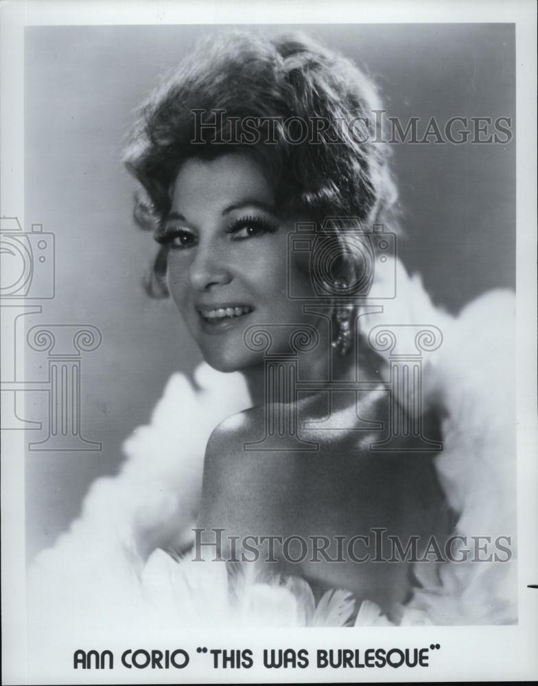 Press Photo Ann Corio In &quot;This Was Burlesque&quot; - RSL46593 - Historic Images