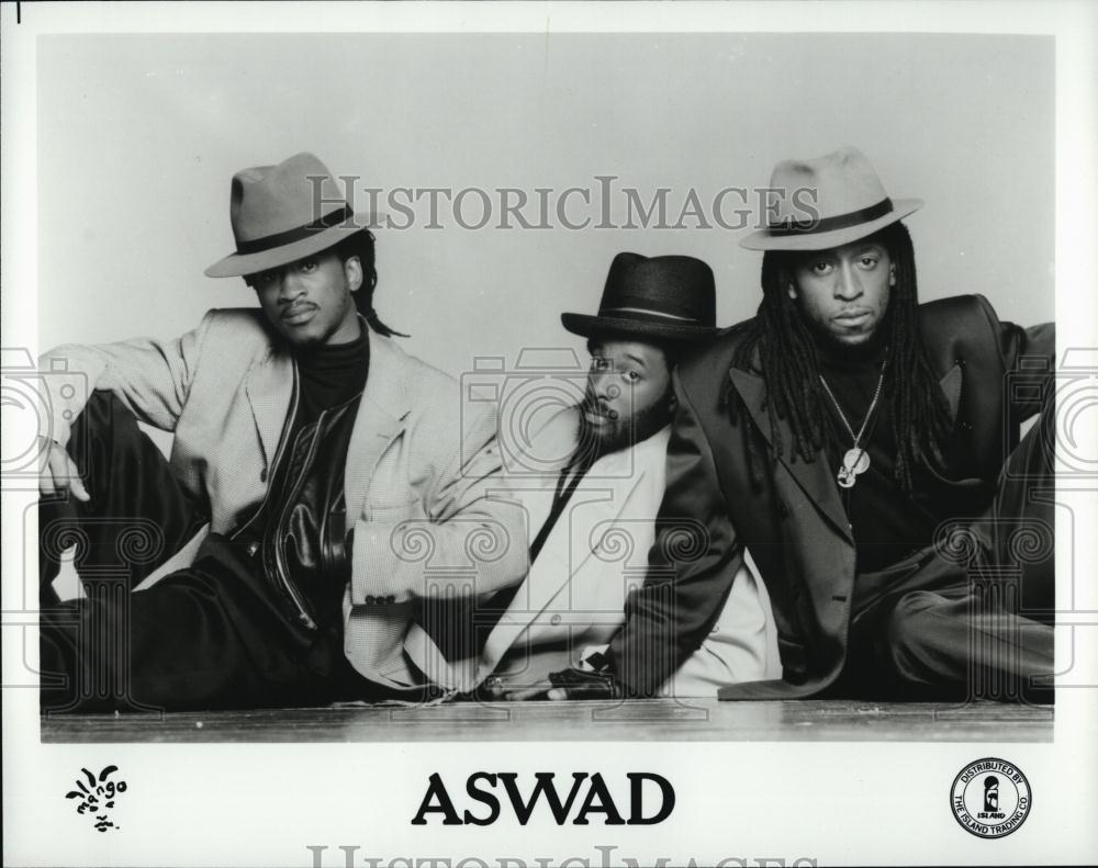 Press Photo Musical Group entertainers ASWAD recording artists - RSL07355 - Historic Images