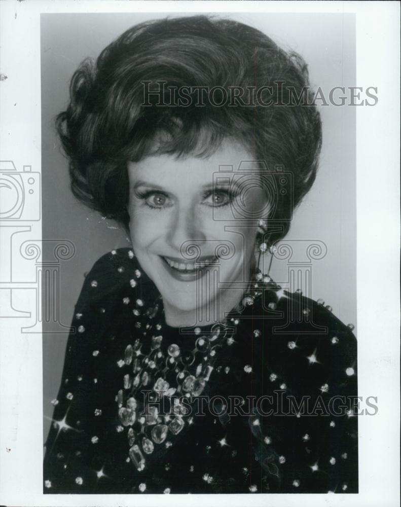 1986 Press Photo Ruth Warrick Actress Phoebe Tyler All My Children Soap Opera - Historic Images