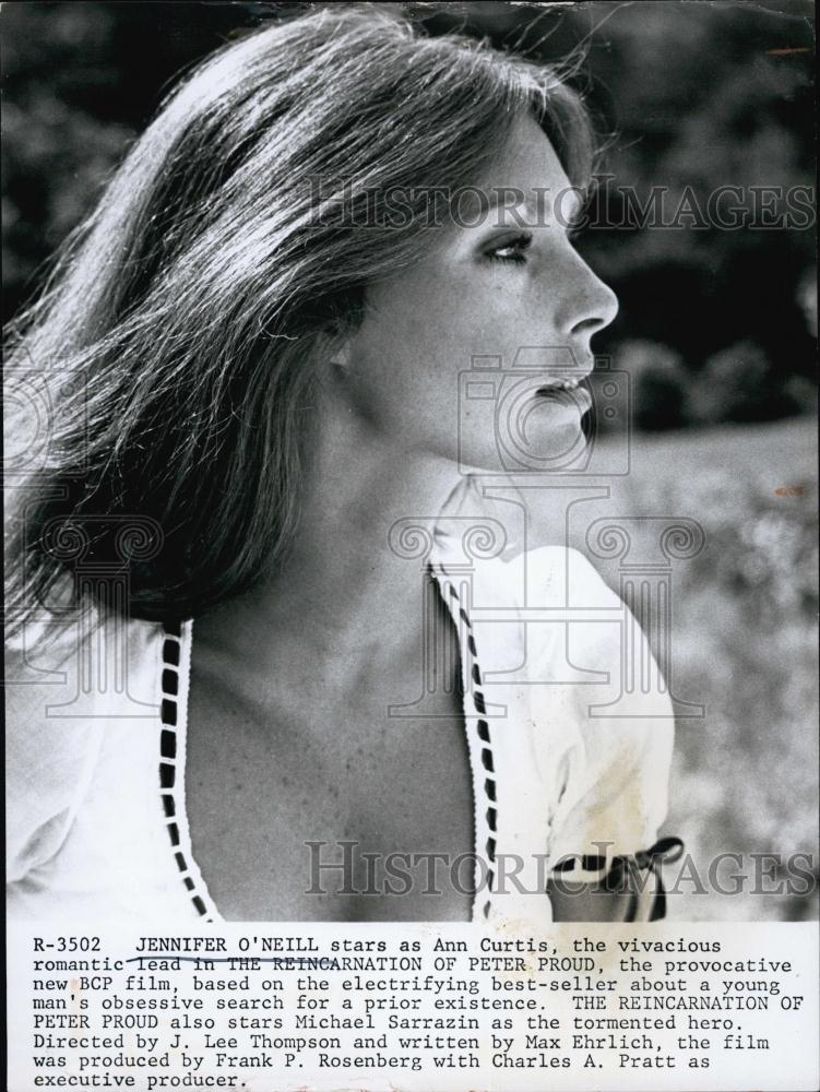 1975 Press Photo Actress Jennifer O&#39;Neil In &quot;The Reincarnation Of Peter Proud&quot; - Historic Images