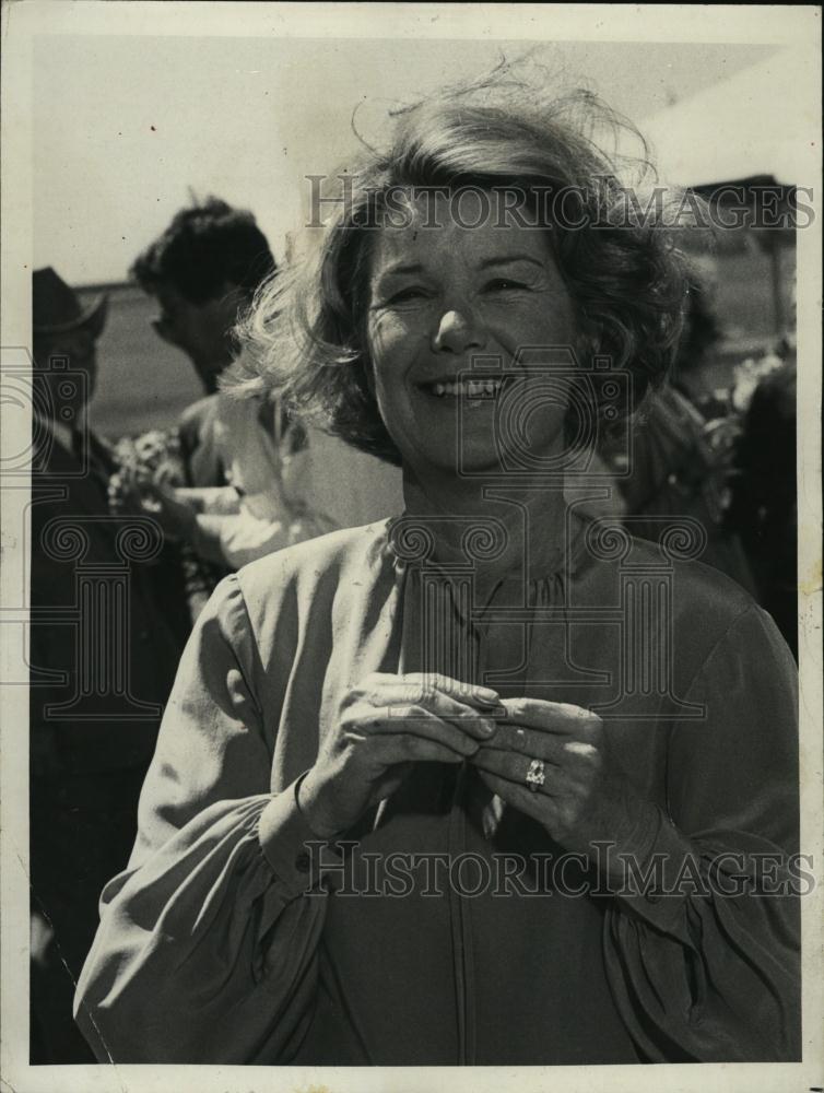 1978 Press Photo Actress Barbara Bel Geddes Co-Stars Drama Television Dallas - Historic Images