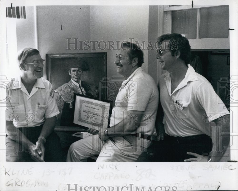 1979 Press Photo Kline Grogan, Nick Cappalo, Steve Samiec - RSL66417 - Historic Images