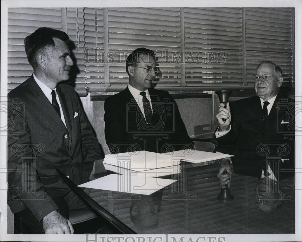 1966 Press Photo Fla St Univ pres Emeritus Doak Campbell,J Fawcett,R Schultz - Historic Images