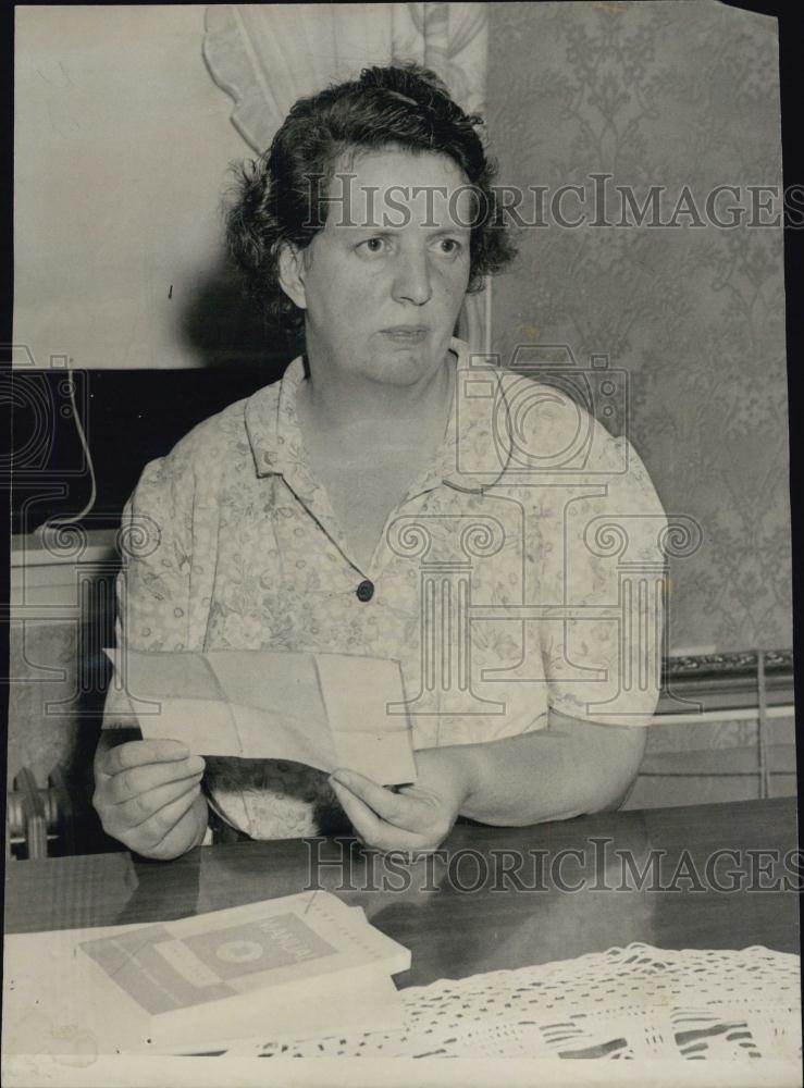 1947 Press Photo Mrs Charles Wandrus of the PTA - RSL03239 - Historic Images