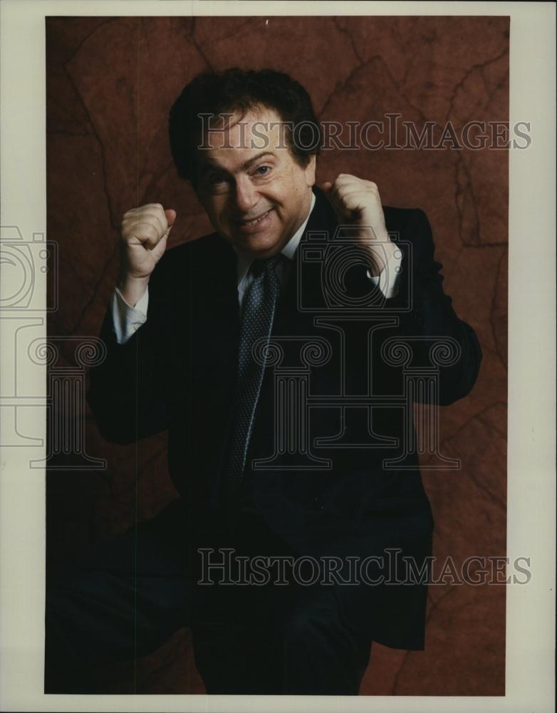 Press Photo Actor Jackie Mason in suit and tie portrait - RSL78897 - Historic Images