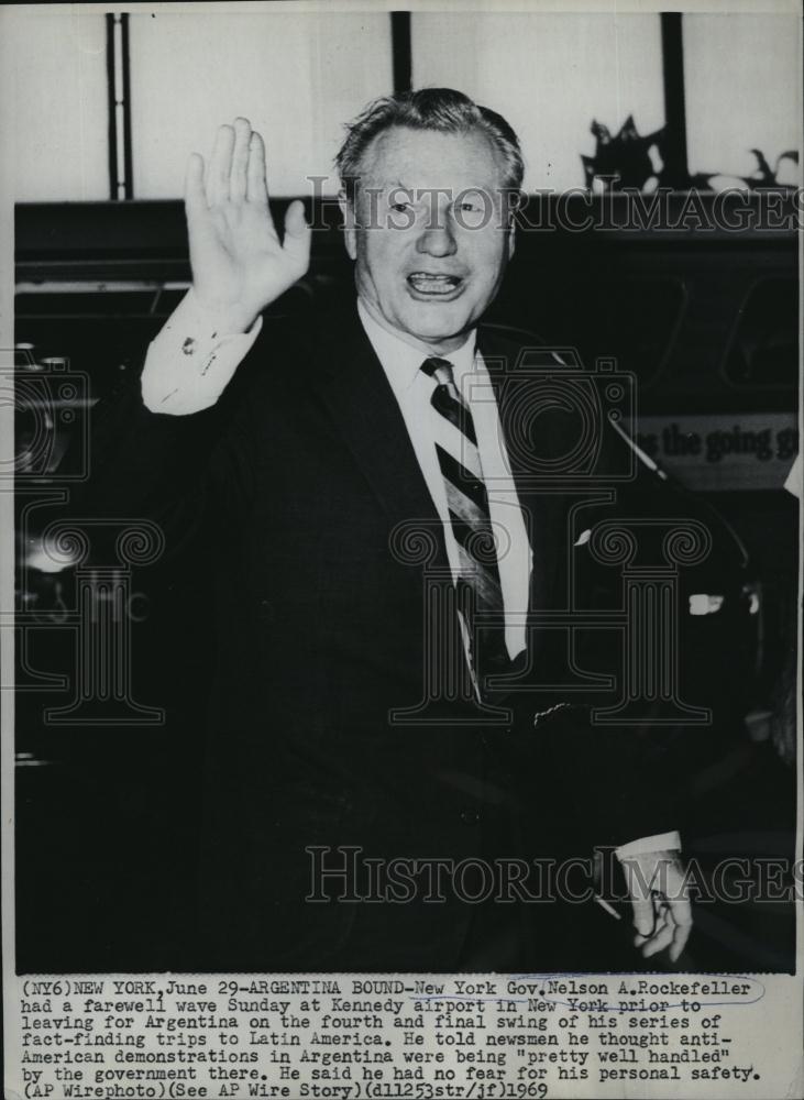 1969 Press Photo NY Governor Nelson A Rockerfeller - RSL80149 - Historic Images