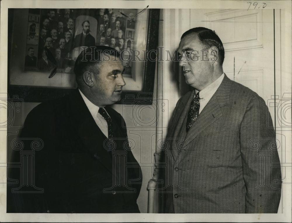 1941 Press Photo Sen George Stanton &amp; Charles F Hurley - RSL86333 - Historic Images