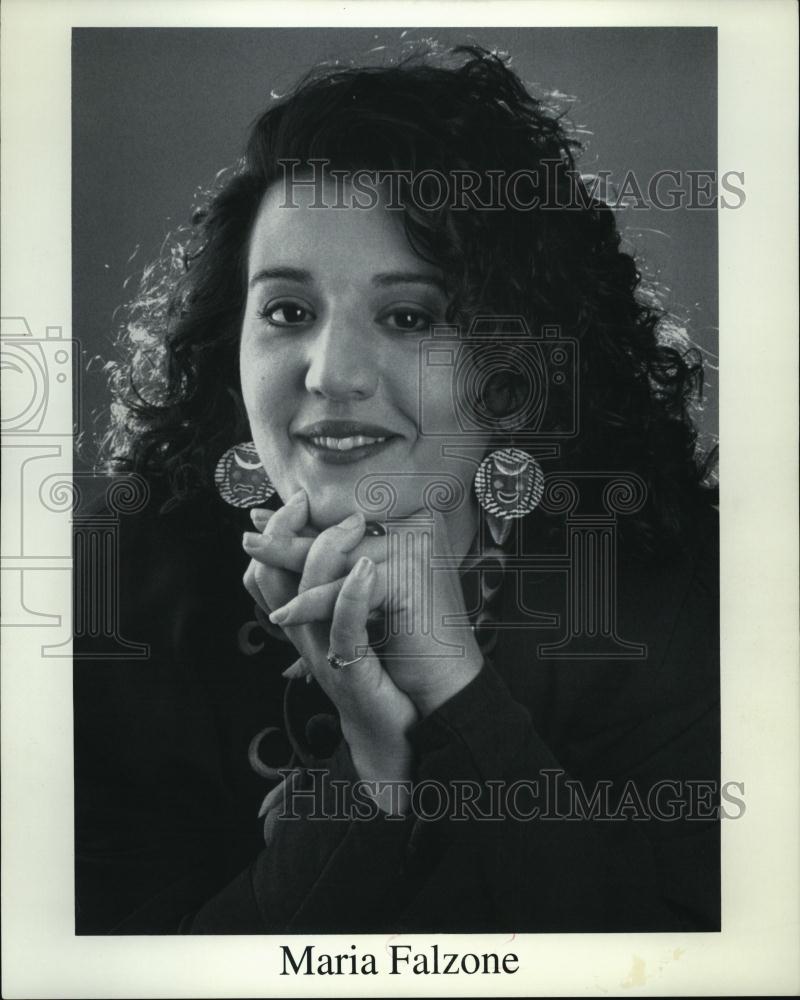 1997 Press Photo Actress Maria Falzone - RSL44853 - Historic Images