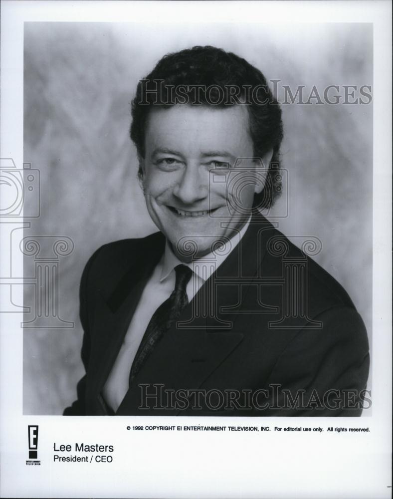 Press Photo Lee Master, President, CEO - RSL79219 - Historic Images