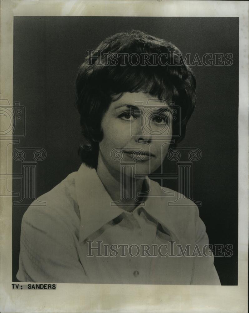 1975 Press Photo Actress Marlene Sanders Portrait Entertainer - RSL82411 - Historic Images