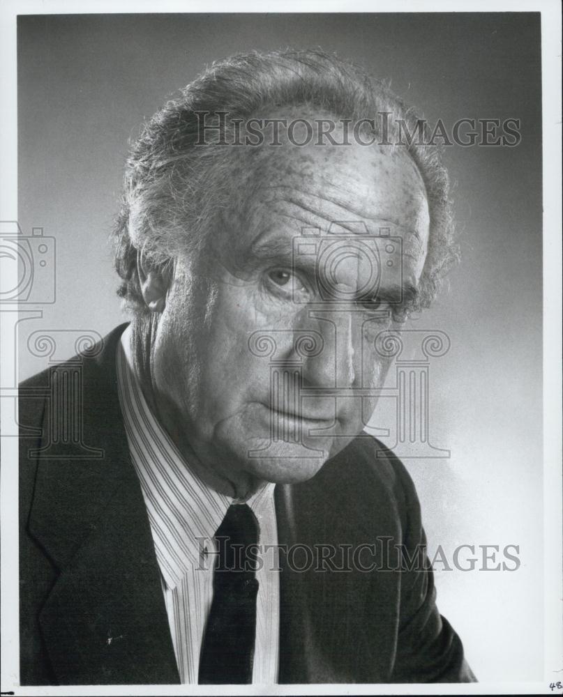 1984 Press Photo American Character Actor Of Stage, Film And TV Jack Warden - Historic Images