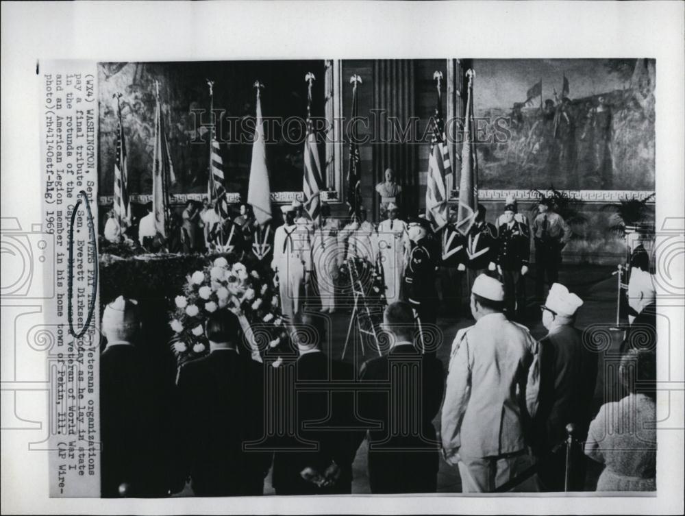 1969 Press Photo Funeral of Senator Everett Dirksen - RSL07001 - Historic Images