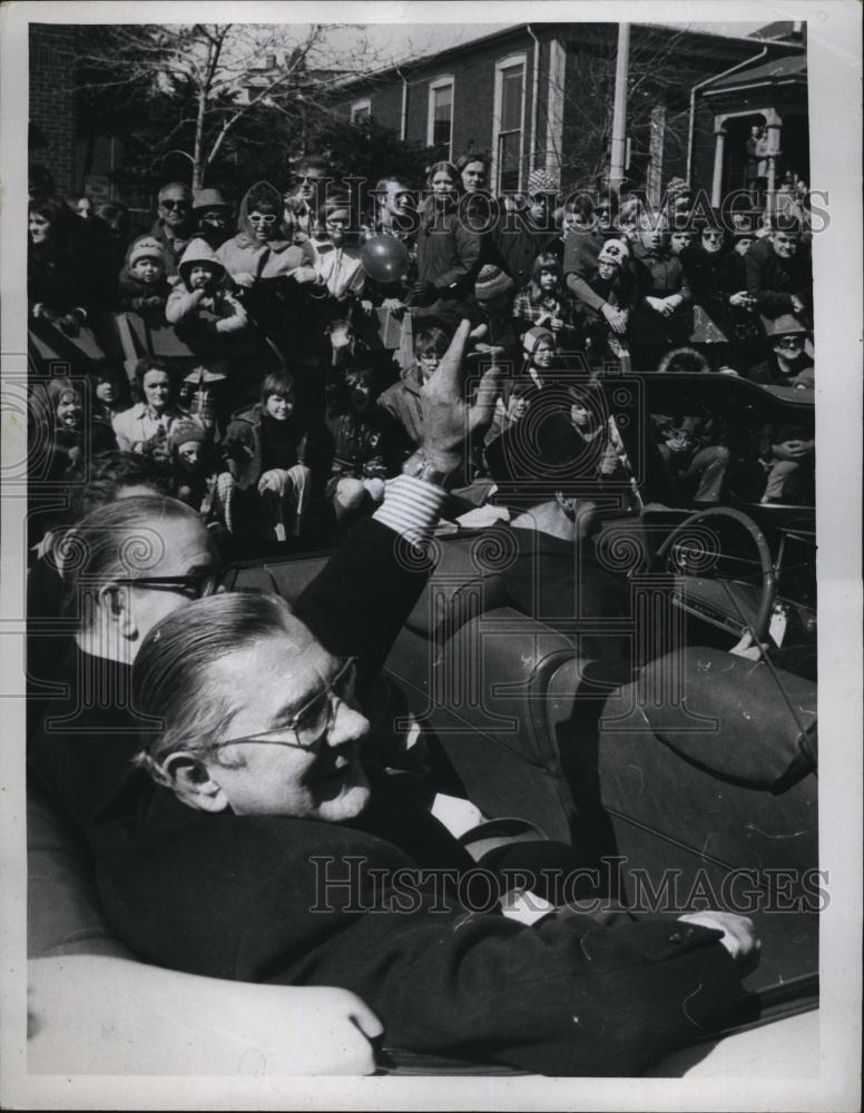 1972 Press Photo Wilbur Mill, Democratic Member House of Representative - Historic Images