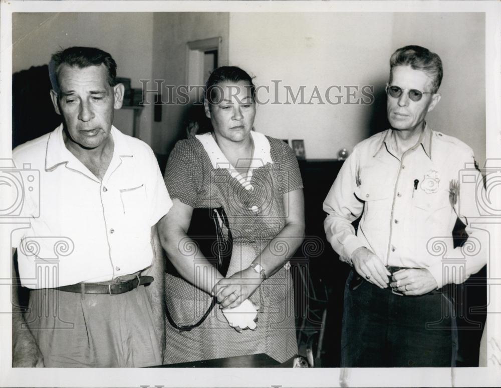 1952 Press Photo John Fillmon Witness Death Ernest Turner Wife Eunice Harold - Historic Images