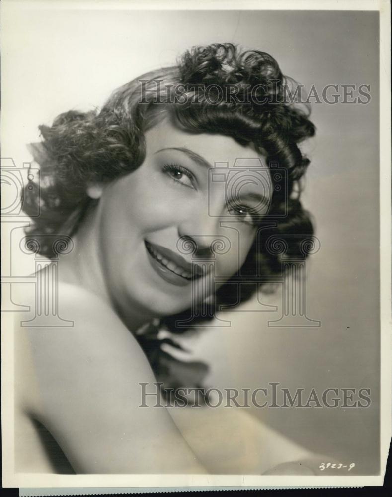 1938 Press Photo Alice Cornett, Rhythm Singer in "The Songshop" - RSL02501 - Historic Images