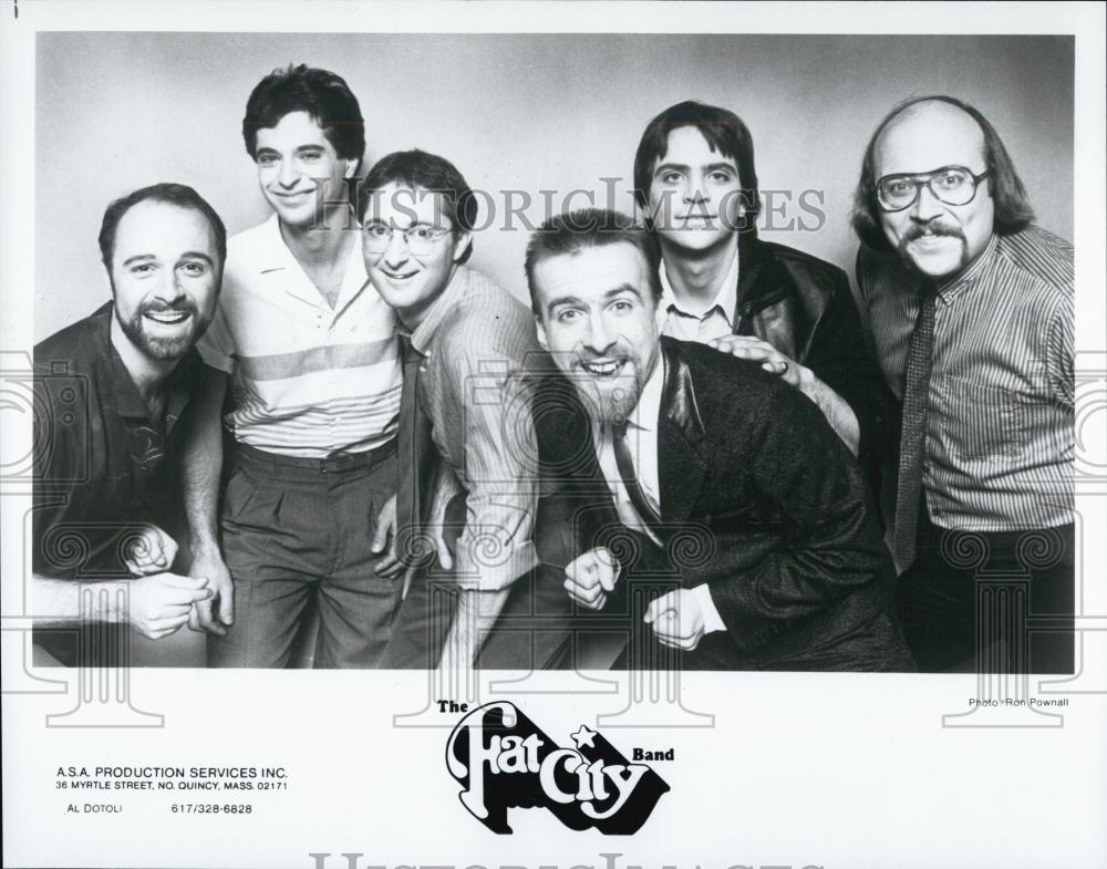 1986 Press Photo members of &quot;The Fat City Band&quot; - RSL00537 - Historic Images