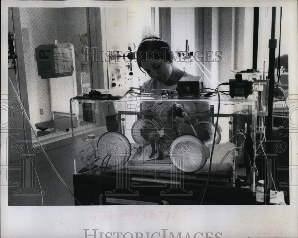 1973 Press Photo Premature Baby Stephanie Thompson Expected To Go Home - Historic Images