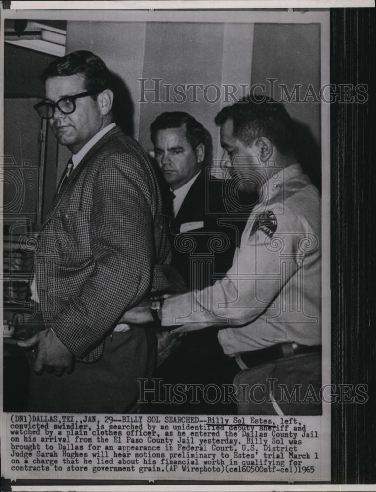 1965 Press Photo Billy Sol Estes Convicted Swindler At El Paso County Historic Images 