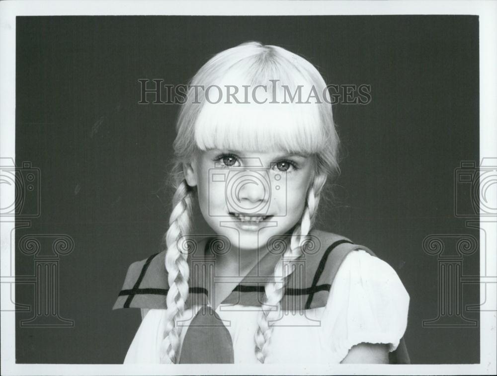 1982 Press Photo Actress Heather O&#39;Rourke Happy Days Television Series - Historic Images