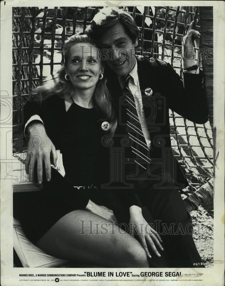 1973 Press Photo George Segal Susan Anspach Blume in Love - RSL47655 - Historic Images