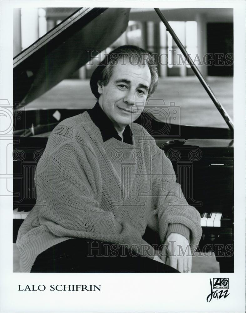Press Photo Lalo Schifrin Argentine Composer Pianist Conductor Atlantic Records - Historic Images