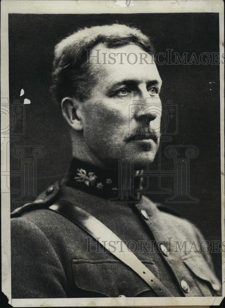 1929 Press Photo Belgian King Albert Portrait Illness Announcement - RSL41449 - Historic Images