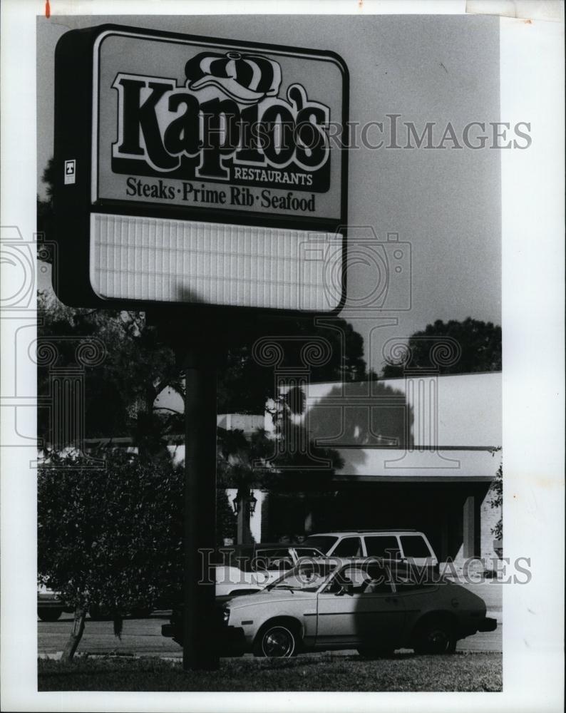 1989 Press Photo Nick Kapioltas, &quot;Kappy&#39;s&quot; Restaurants&quot; in Florida - RSL92719 - Historic Images