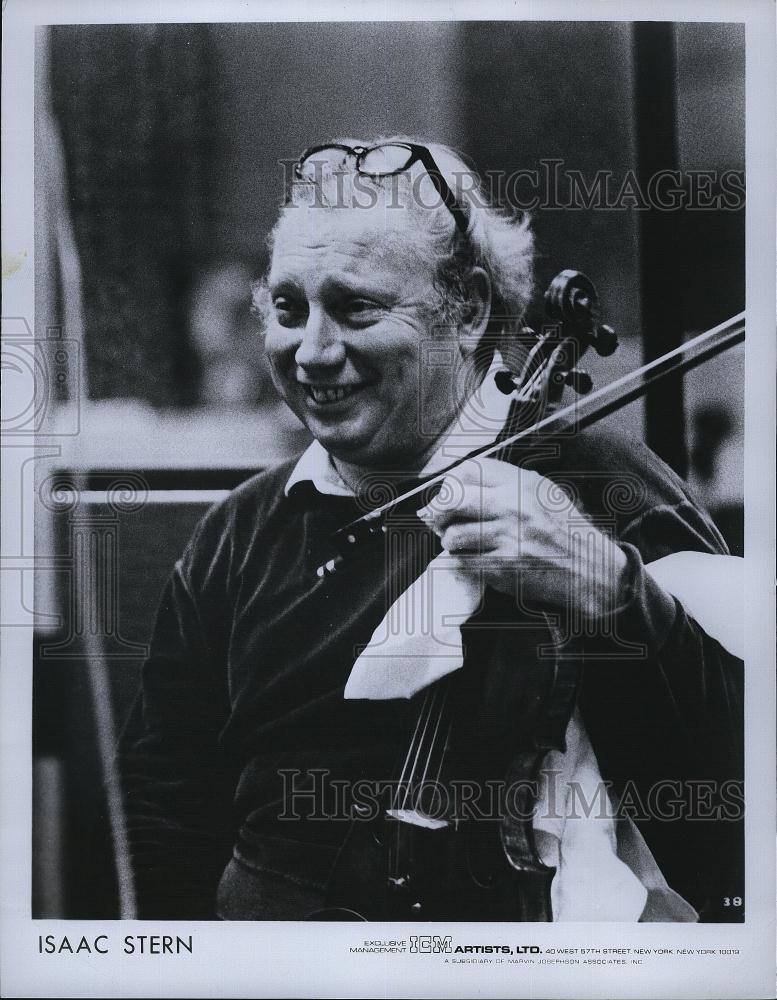 Press Photo Isaac Stern, Violinist, Conductor - RSL80727 - Historic Images