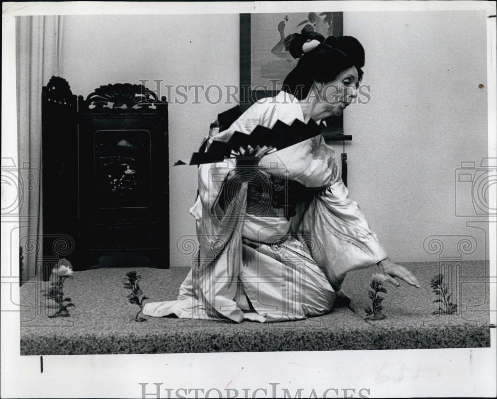 1977 Press Photo Ruth Flanders Sadler at Bellair Garden club dance - RSL68345 - Historic Images